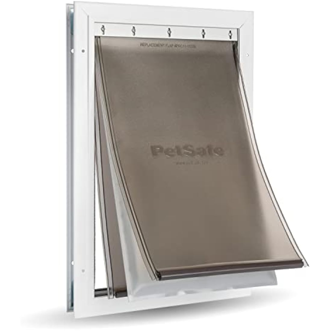 PetSafe Extreme Weather Energy Efficient Aluminium Pet Door for Cats and Dogs, Insulated Flap System, Medium (M)