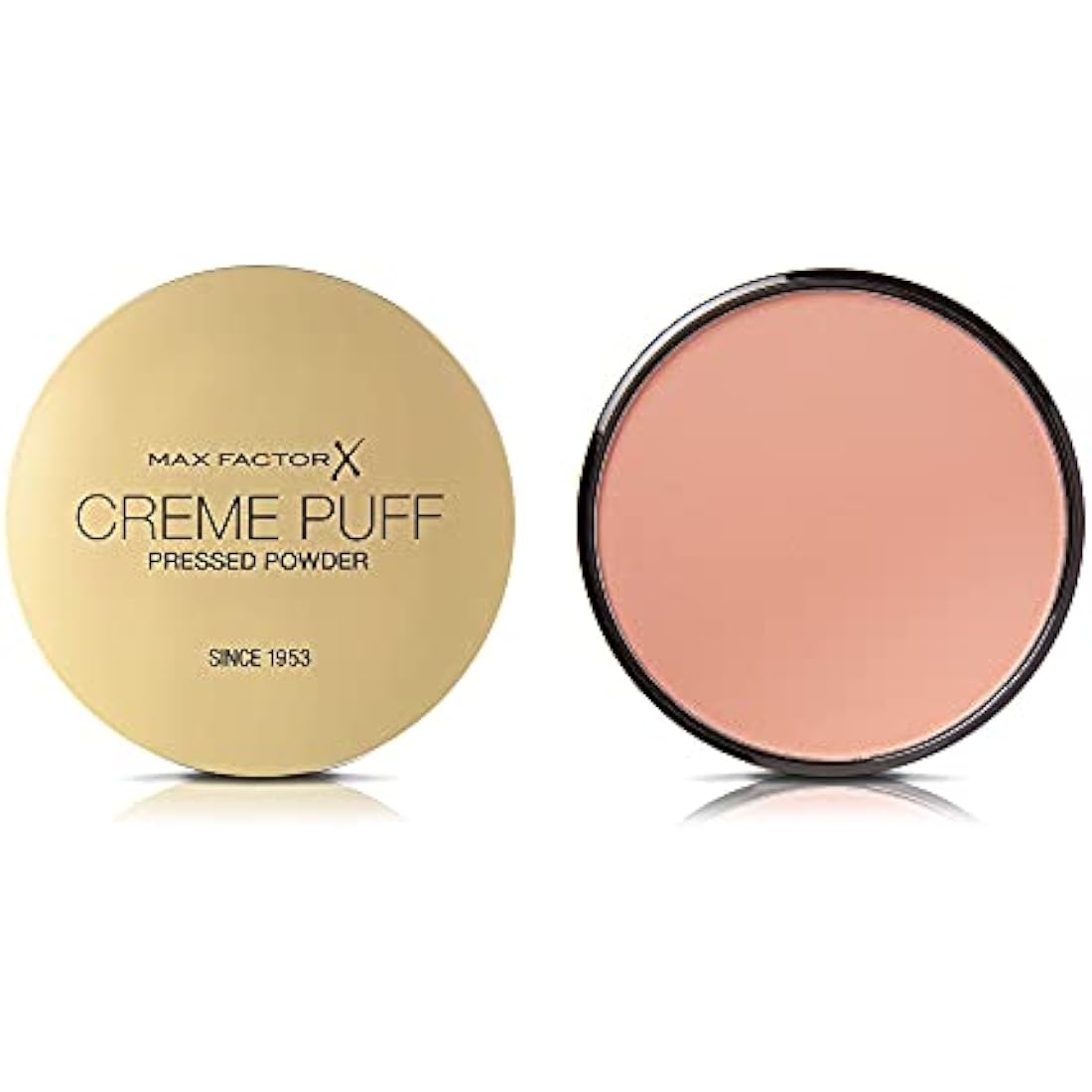 Max Factor Cream Puff Pressed Compact Powder, 21 g, 53 Tempting Touch(without a sponge)