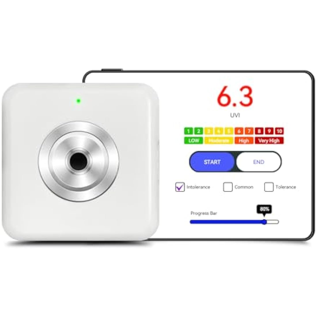 VBR Sun UVI Meter with UV Hurt Alarm,Sunburn Protect with Beeping Sound Reminder