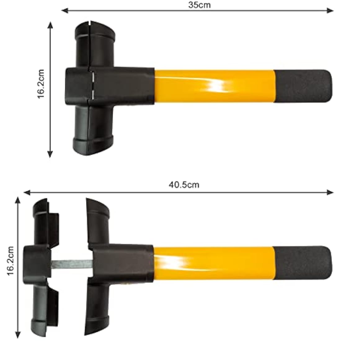 Krtopo Universal Vehicle Security Steering Wheel Lock Car Lock Anti-Theft Security Protection