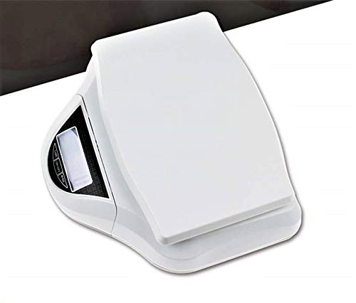 Postal Scale White Weigh Easy Use Digital Shipping 30 kg / 66 lbs Capacity, Parcel Scale with Power Adapter and Extendable Cord