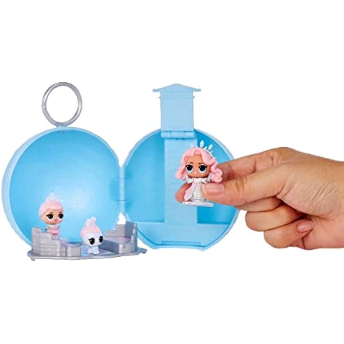 LOL Surprise OMG Mini Family Collection - RANDOM ASSORTMENT - Miniature Replica Doll with Lil Sis, Pet, & Signature Fashion - Reusable Packaging Playset - For Kids & Collectors Ages 4+