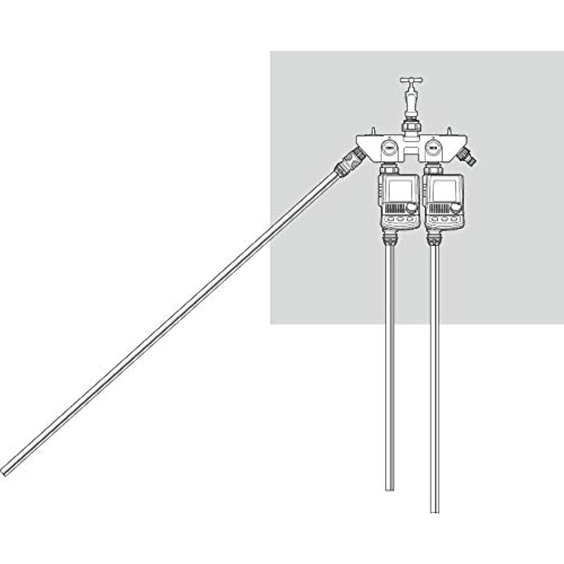 Gardena Four Channel Water Distributor: Connects up to Four Devices to The tap, can be Used with Gardena Water Computers and timers, Water Flow can be Regulated or Switched Off (8194-20)