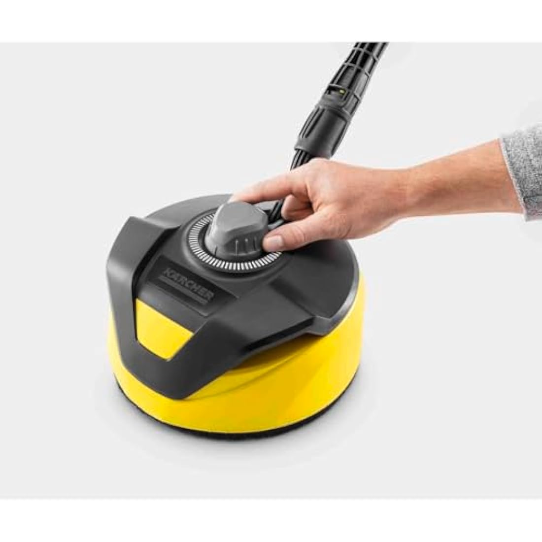 Kärcher T 5 T Racer Patio Cleaner for High Pressure Washers Original Accessory, Twin Jet Rotating Arm, Ergonomic Surface Cleaner