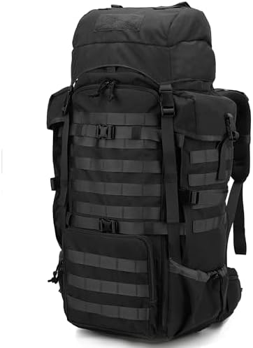 Mardingtop Tactical backpack Large Backpack Military Rucksack Hiking Backpack Camping Backpack Patrol Molle Pack with Rain Cover for Outdoor Trekking Mountaineering Hunting