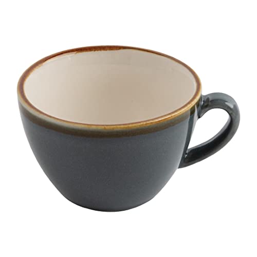 Olympia Kiln Ocean Cappuccino Coffee Cups Set 340 ml/12 oz (Pack of 6) - Fits Saucers: GP333, GP349, GP365, GP481 - GP348