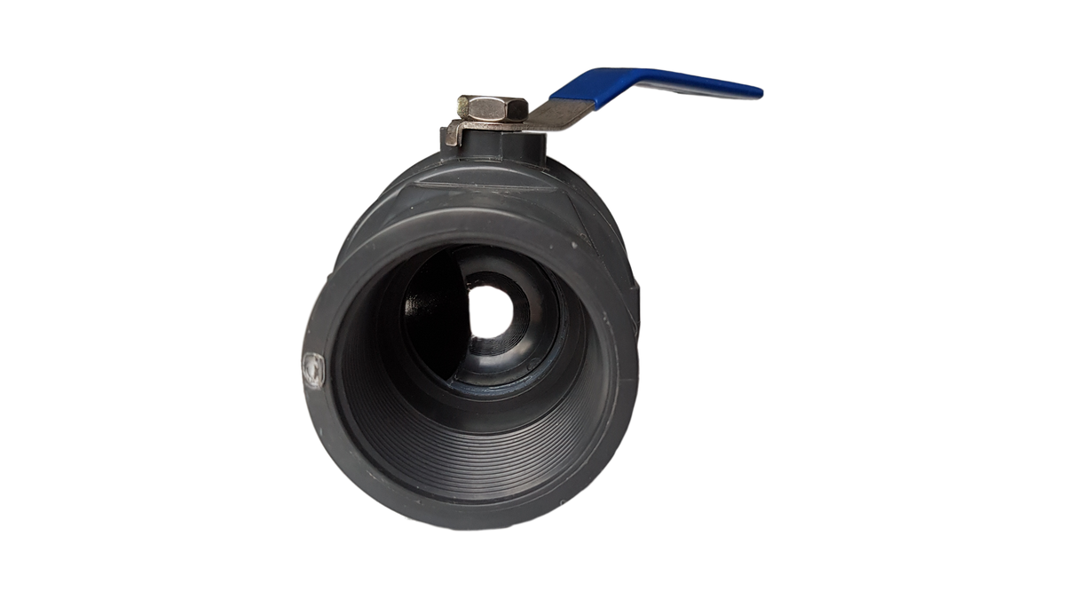 PP 1.5" BSPF Stopcock with Stainless Steel Ball Valve and Handle