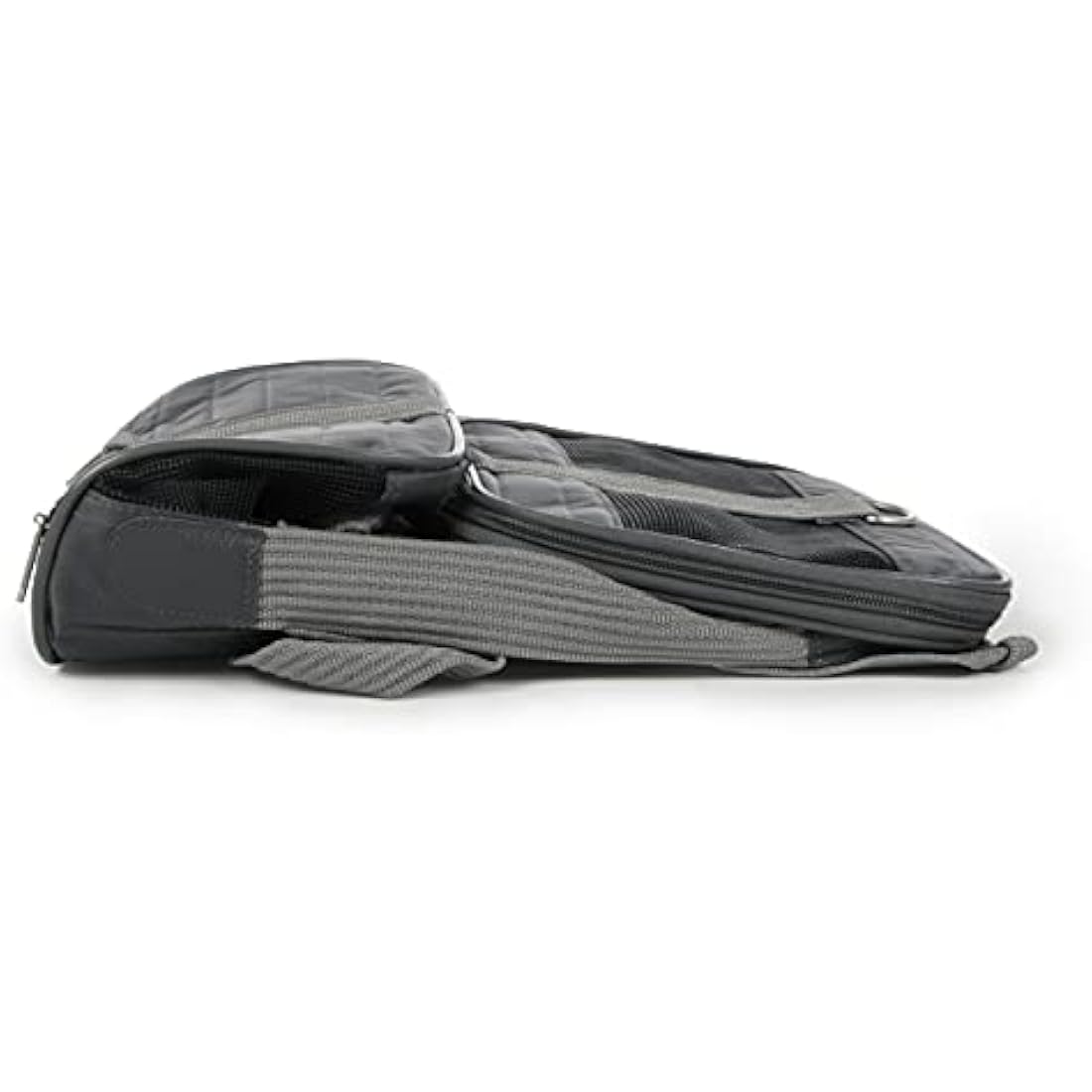 Sherpa Genuine Deluxe Pet Carrier - Airline Approved and Guaranteed on Board - Charcoal Grey, Small