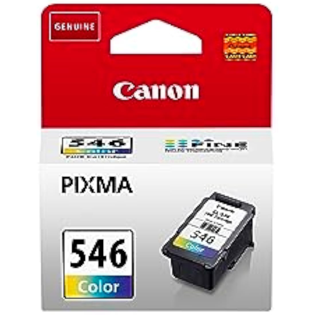 Canon Ink - CL-546 Genuine C/M/Y Printer Ink Cartridge - Prints Up to 180 A4 Pages (1 x Colour Cartridge)