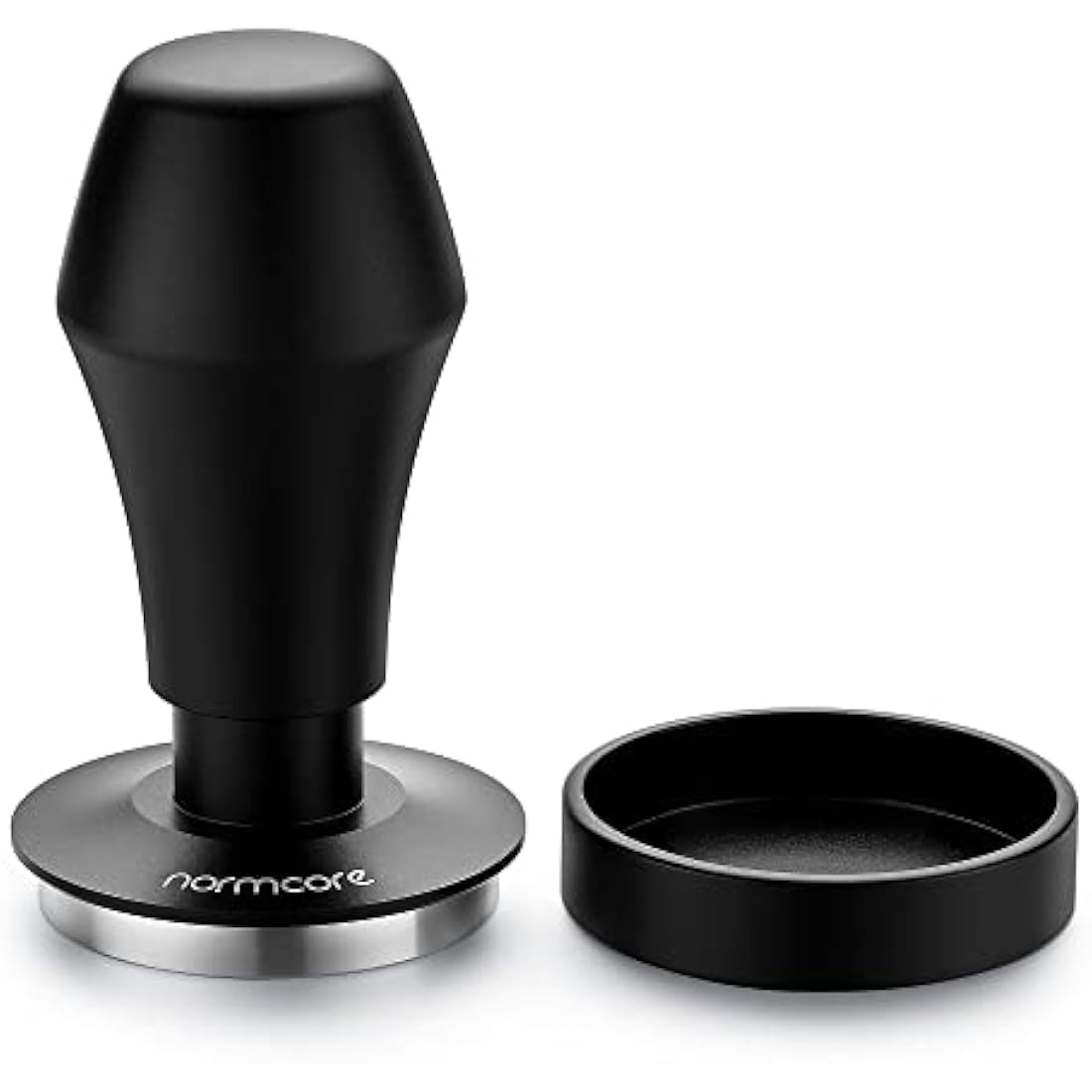 Normcore Coffee Tamper 58.5 mm, Coffee Press, Stylish Espresso Tamp, Barista Tamper Set, Calibrated Contact Pressure, 13.6 kg / 11.3 kg / 5.8 kg Contact Pressure, Aluminium Handle, Matte