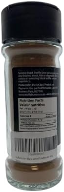 TruffleHunter - Black Truffle Dust - Umami Seasoning - Gourmet Condiments - 65g