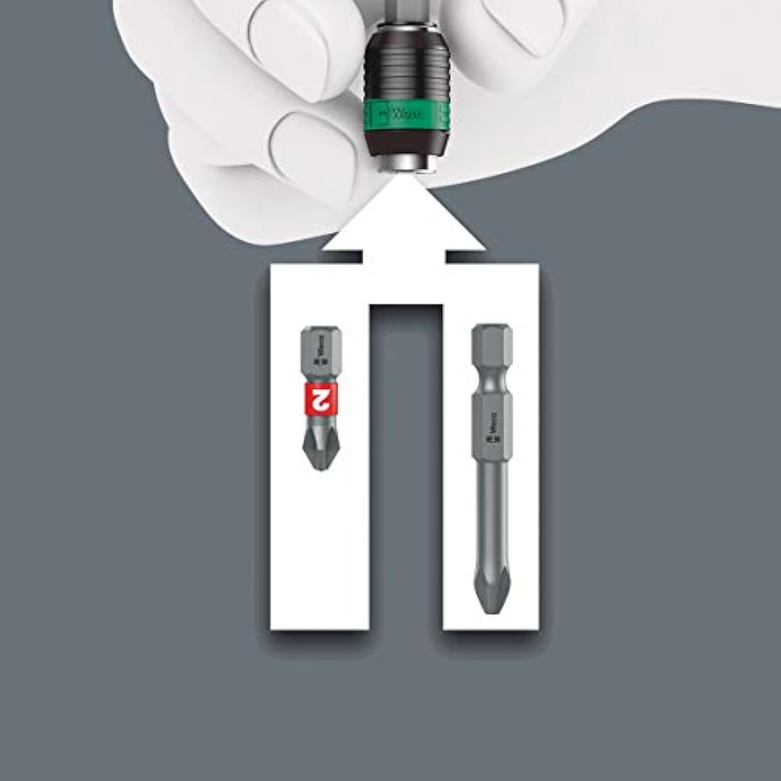 Wera Kraftform Kompakt 60 Bit-Holding screwdriver & Bit Set, PH/PZ/SL/TXBO/HEX, 17pc, 05059295001