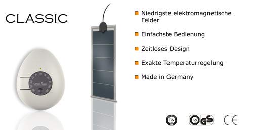 Waterbed Heater Carbon Classic with UK Plug