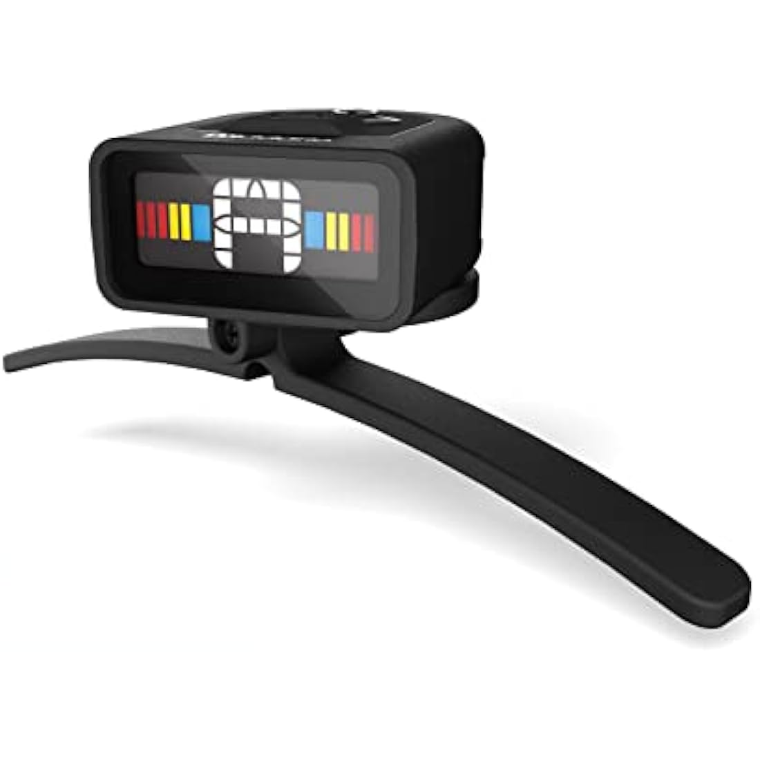 Planet Waves PW-CT-16 D'Addario Micro Banjo Tuner - Multi-color display - Digital Tuner - Non Marring Hoop Bracket - Fast & Accurate Tuning - Visual Metronome,Black