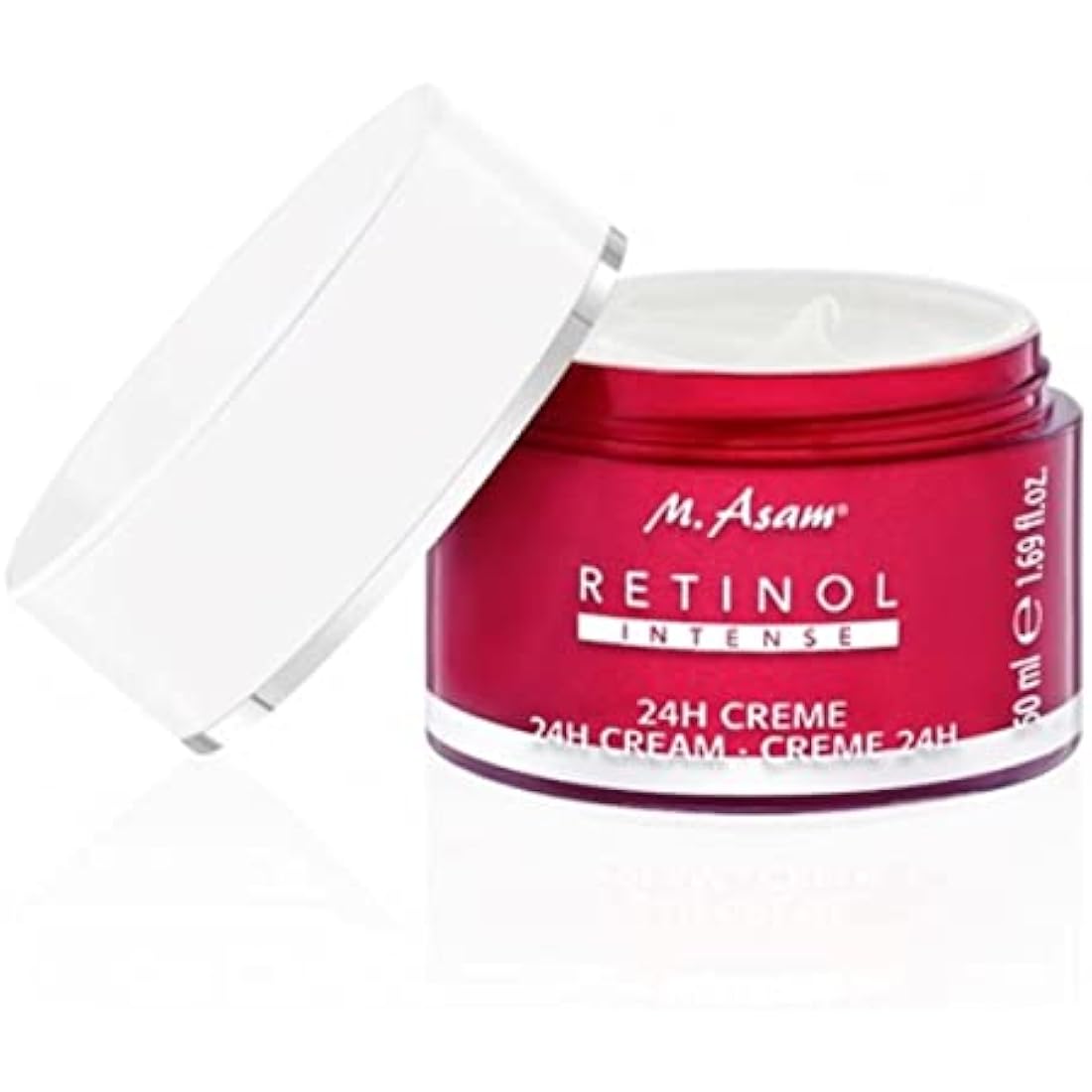 M. Asam Retinol 24h Facial Cream against wrinkles (50ml) - anti aging face cream with retinol - day cream & night cream stimulates collagen Production, facial care for every skin type