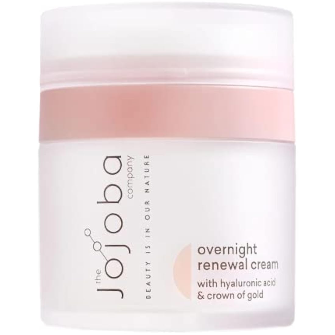 The Jojoba Company Overnight Renewal Cream, Hydrating Face Cream for Increased Skin Firmness, Youthful and Nourished Skin, Enriched with Australian Jojoba, Hyaluronic Acid and Crown of Gold 50ml