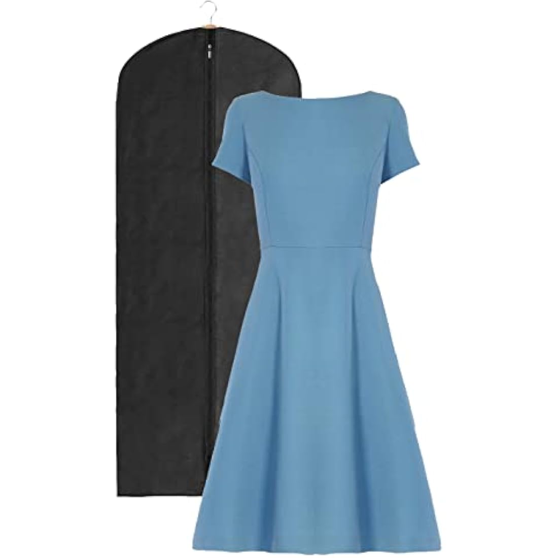 Long Garment Bags, Black Dress Covers, Pack of 3, Clothing Storage Bags, Travel, Weddings, Suits, Dresses, Fabric Clothes Bag, Clothes Storage, Garment Suit Cases