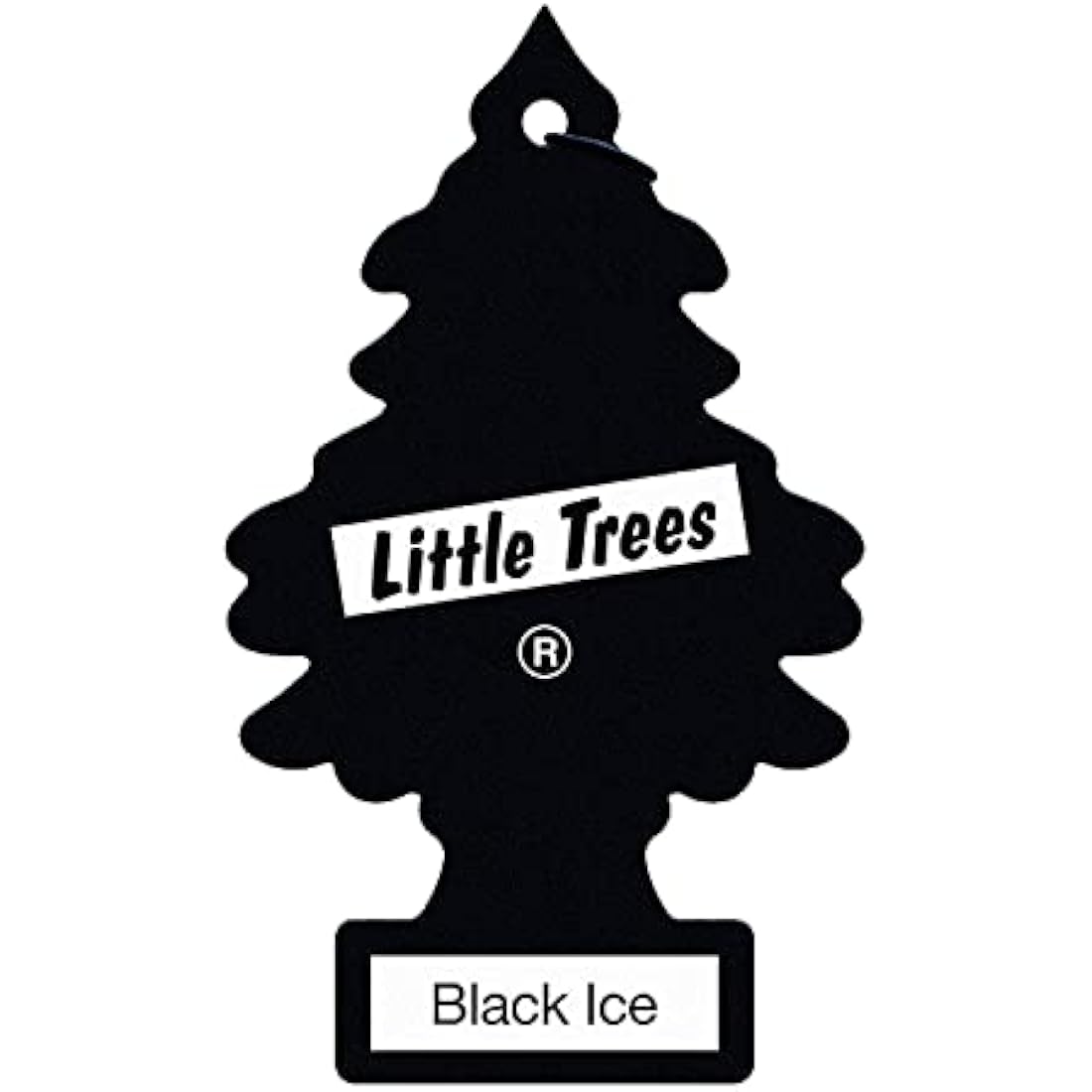 Little Trees Air Freshener Tree MTR0004B Black Ice Fragrance For Car Home Boat Caravan - 24 Pack
