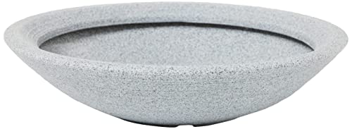 Stewart 5110077 Low Varese Bowl - Alpine Grey, 60x60x15 cm
