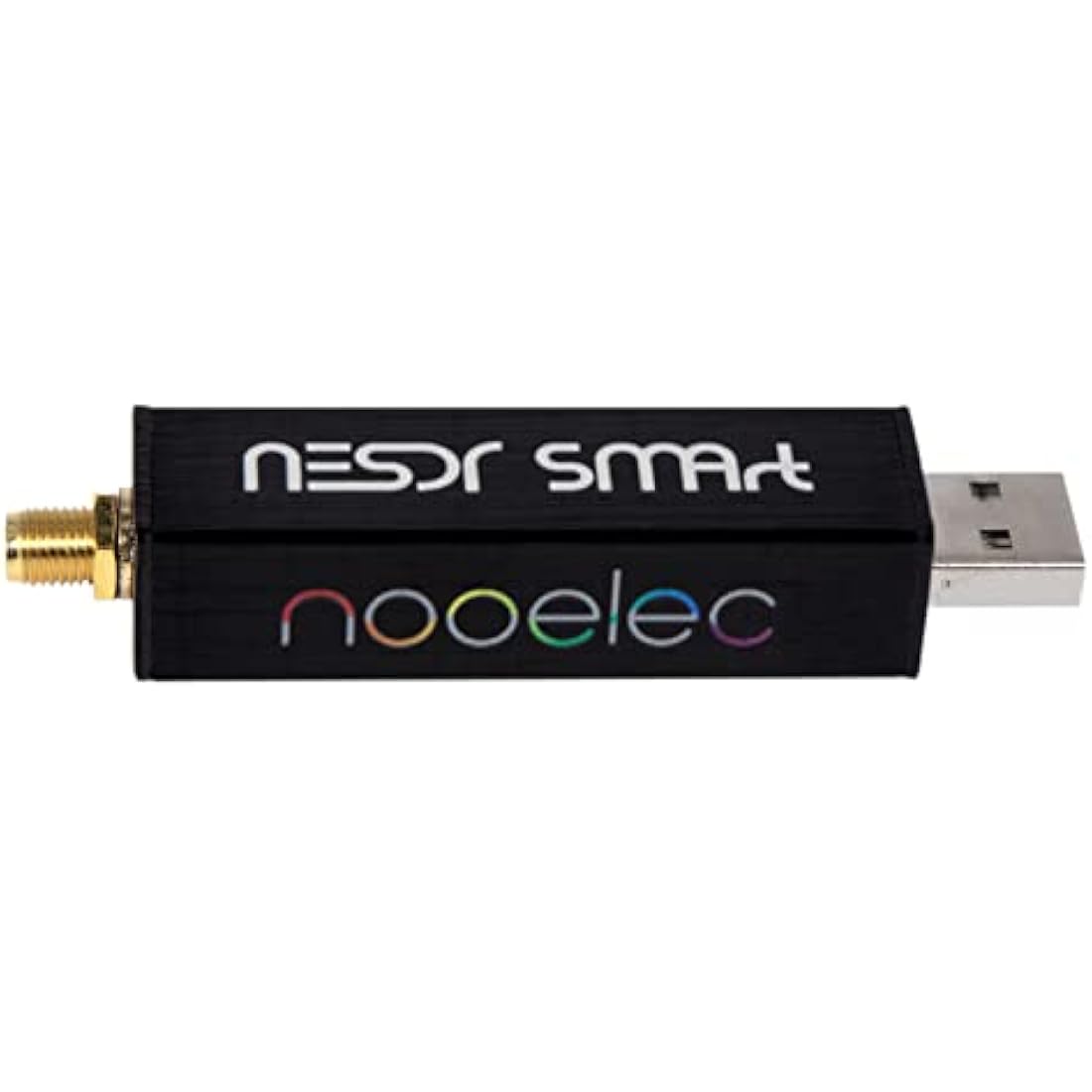 Nooelec RTL-SDR v5 Bundle - NESDR SMArt HF/VHF/UHF (100kHz-1.75GHz) Software Defined Radio. Premium RTLSDR w/ 0.5PPM TCXO, SMA Input, Aluminum Enclosure & 3 Antennas. RTL2832U & R820T2-Based Radio