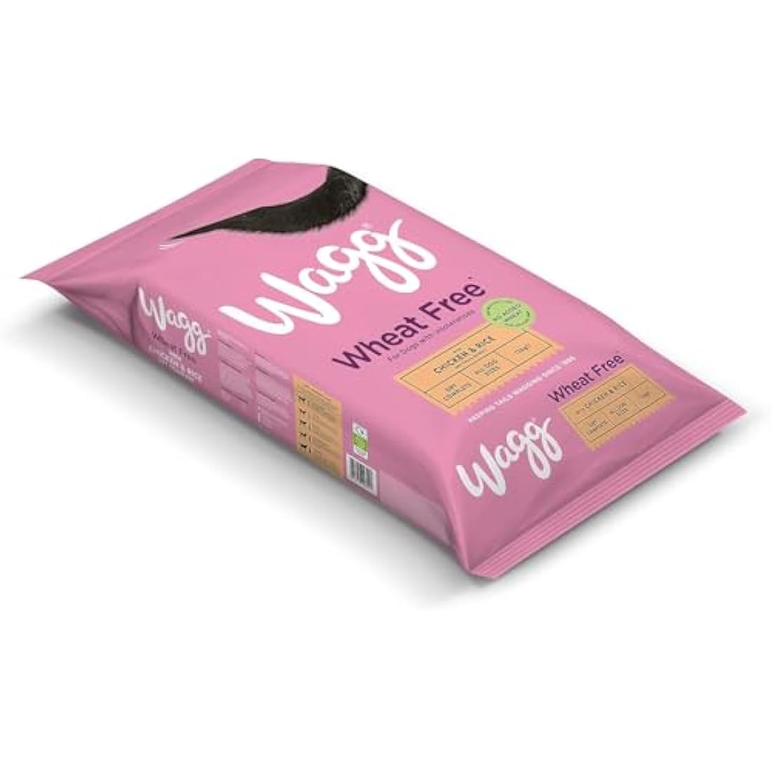 Wagg Wheat Free Complete Dry Adult Dog Food Chicken & Rice 12kg - For Sensitive Stomachs