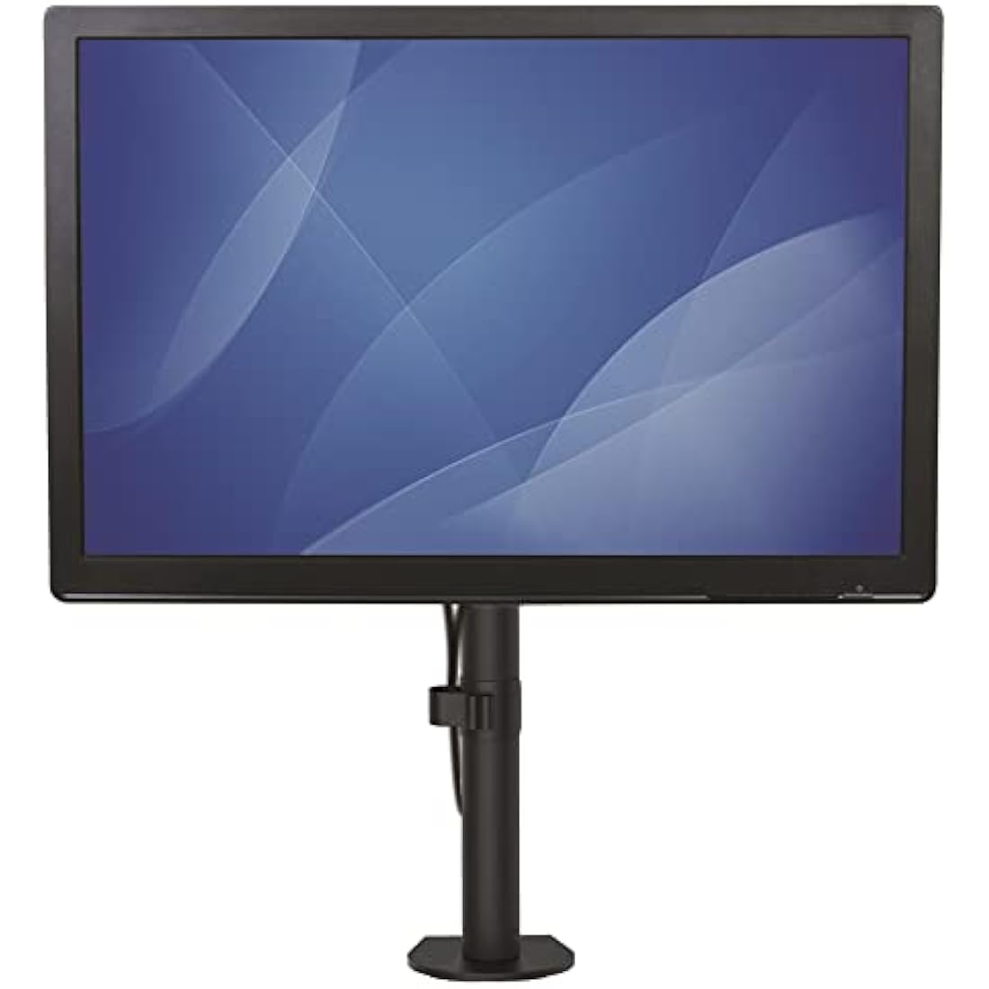 StarTech.com Single Monitor Desk Mount - Single Screen Heavy Duty Pole Mount for up to 34inch VESA Compatible Displays - Ergonomic Height Adjustable Monitor Arm Mount - Desk Clamp/Grommet (ARMPIVOTV2)