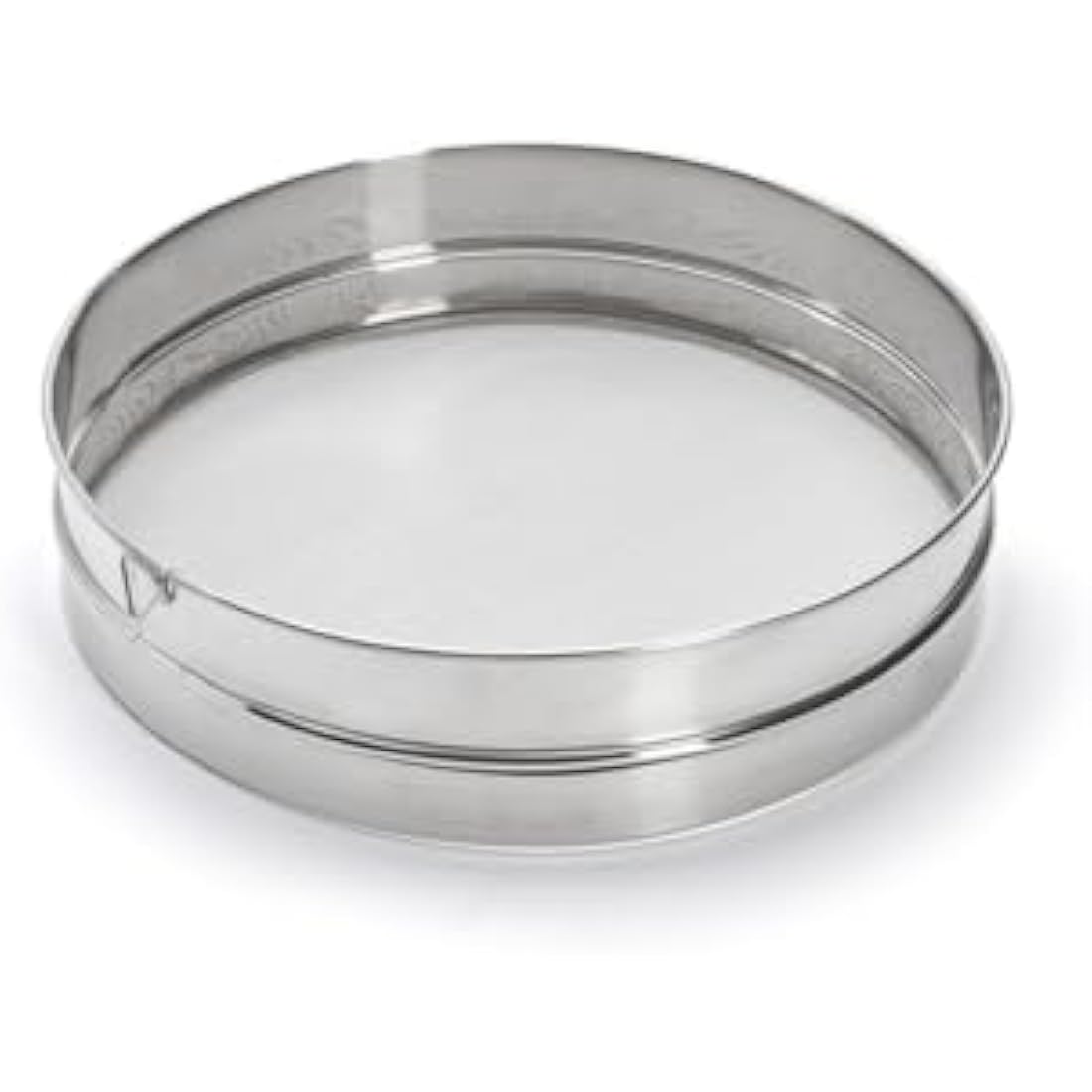 DE BUYER Sieve with Tight mesh (Ø 0.8 mm) -Diameter cm-4604.30, Stainless Steel, Silver, Diamètre 30 cm