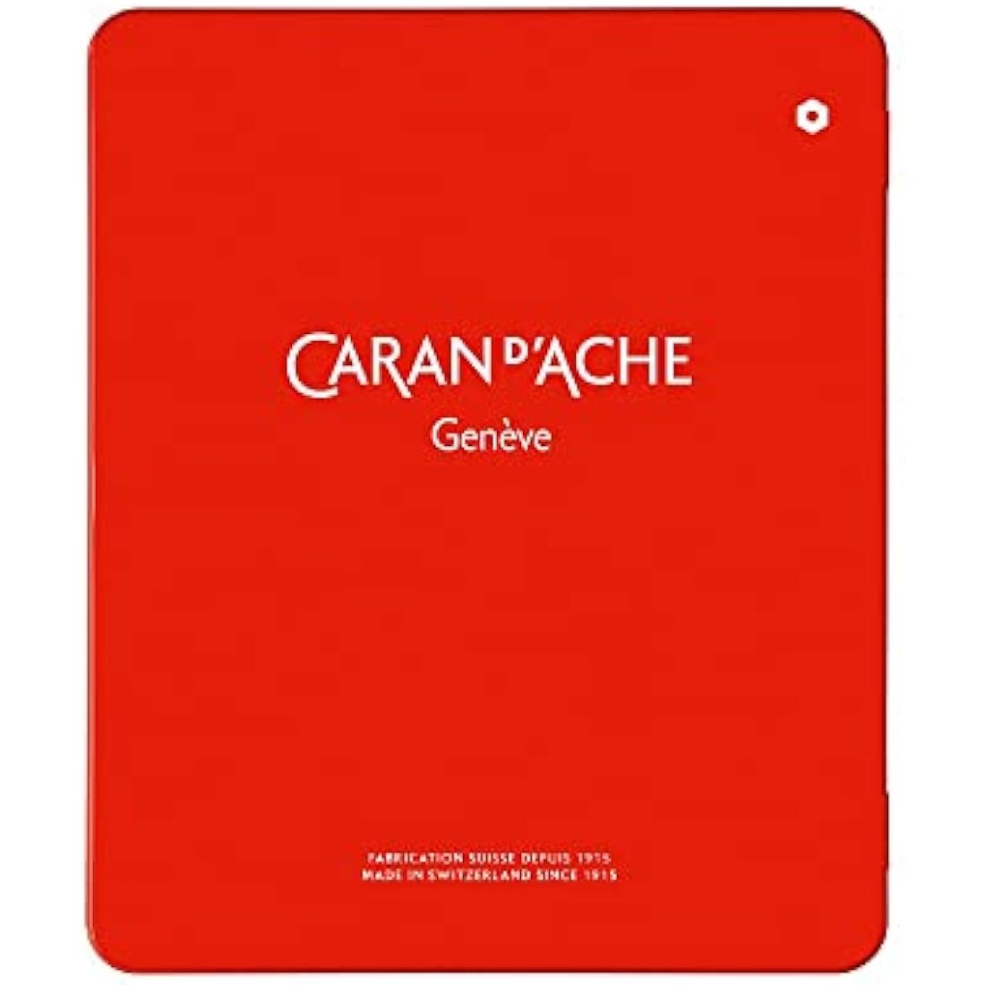 Caran Dache Metal tin with 18 assorted colours
