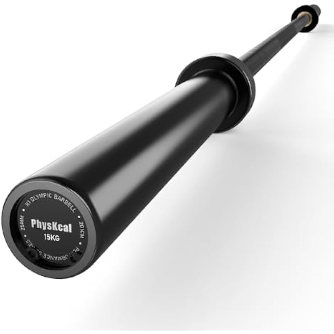 PhysKcal Olympic Barbell, 15kg/20kg Multipurpose Bar, 6.6ft/7.2ft Men's and Women’s Barbell for Weightlifting Powerlifting, 2 Inches Barbell Bar for Squat, Bench Press, Deadlift