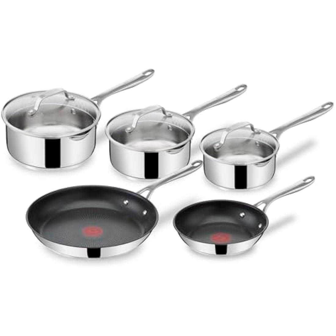 Tefal Jamie Oliver Cook's Direct Stainless Steel 5 Piece Cookware Set – – E304S544