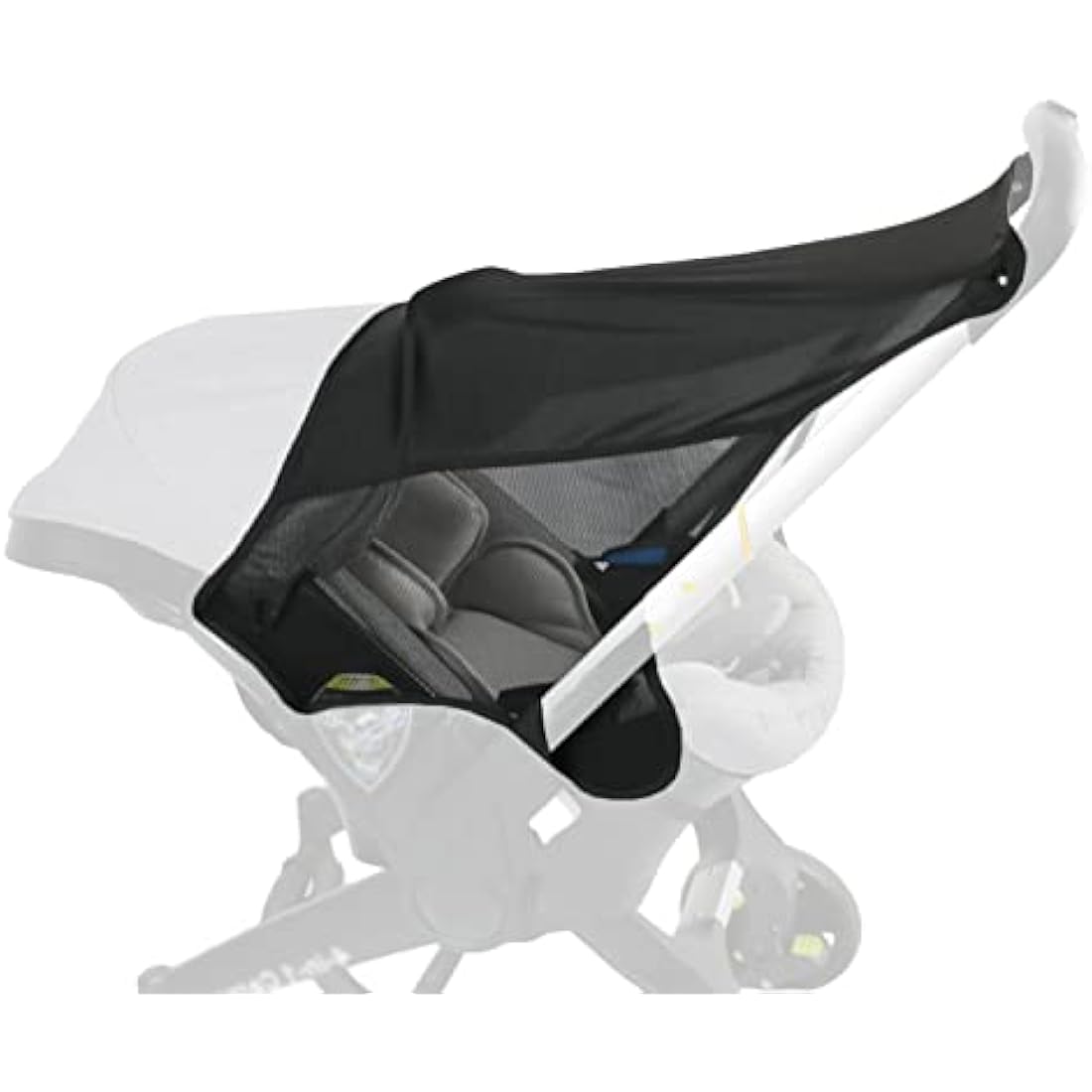 Cysocool Car Seat Pram Sunshade for Doona Stroller Car Seat (not for Doona X) Stroller Snap-on Sun Protection Canopy, Anti-UV Baby Pushchair Blackout Cover Shield Insect Mosquito Net