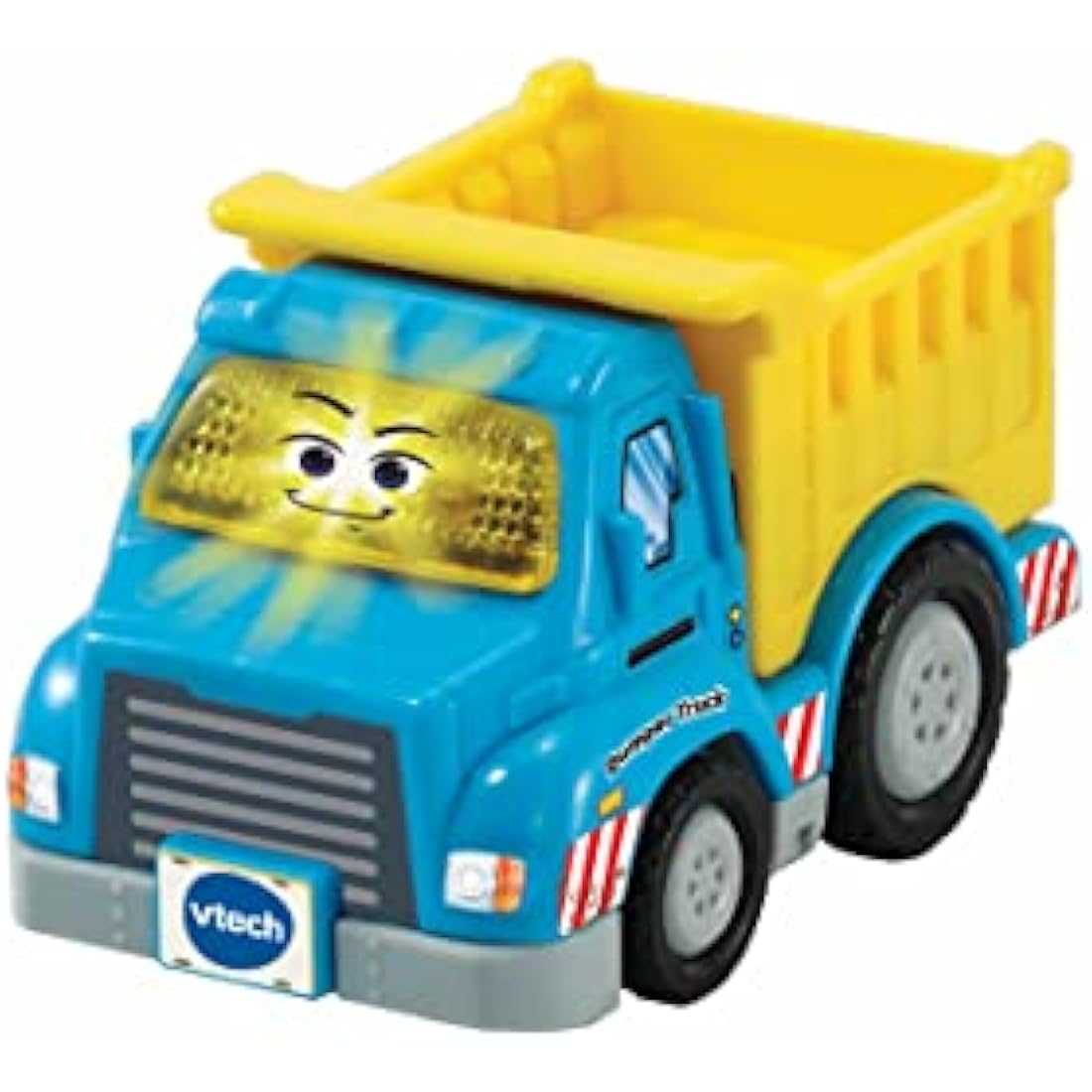 VTech Toot-Toot Drivers Dumper Truck, Toy Car for 1 Year Old, Pretend Play with Lights & Sounds, Interactive Toddlers Toy for 12 Months, 2, 3, 4 +, English Version
