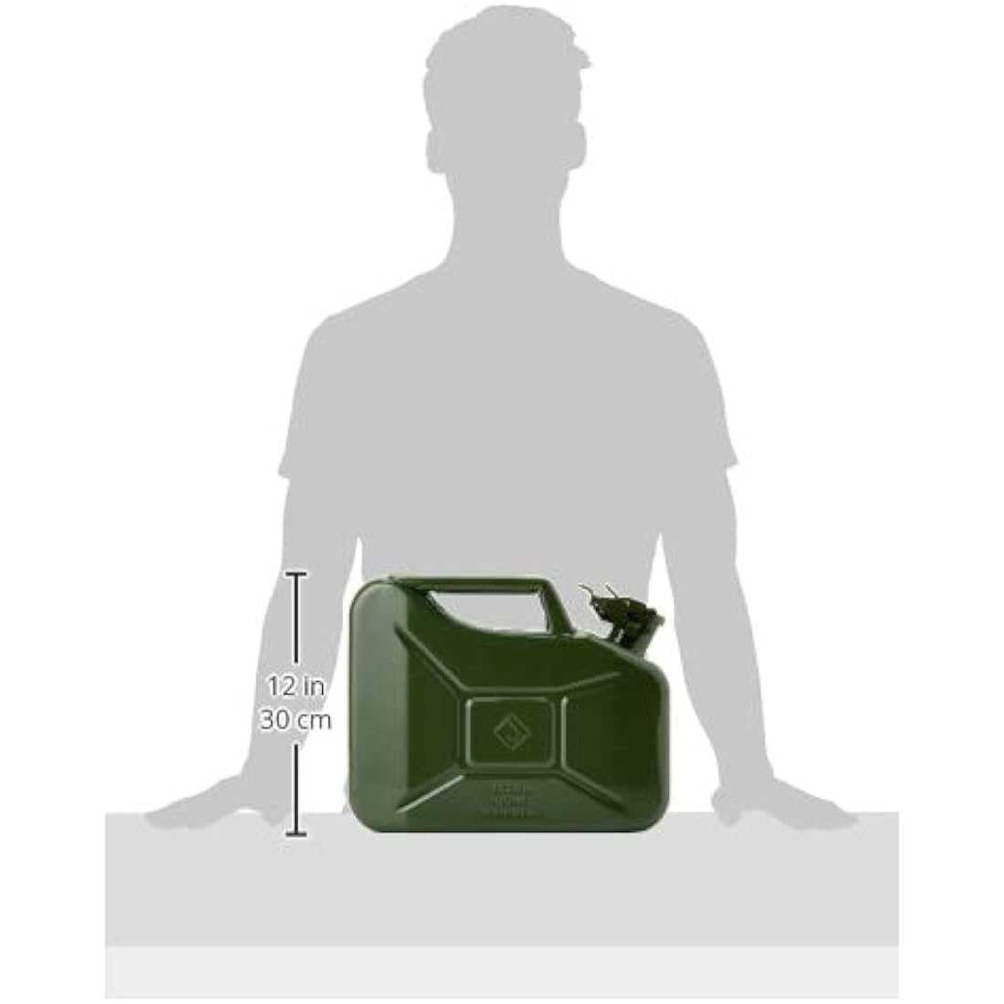 Sealey Jc10G Jerry Can 10Ltr - Green