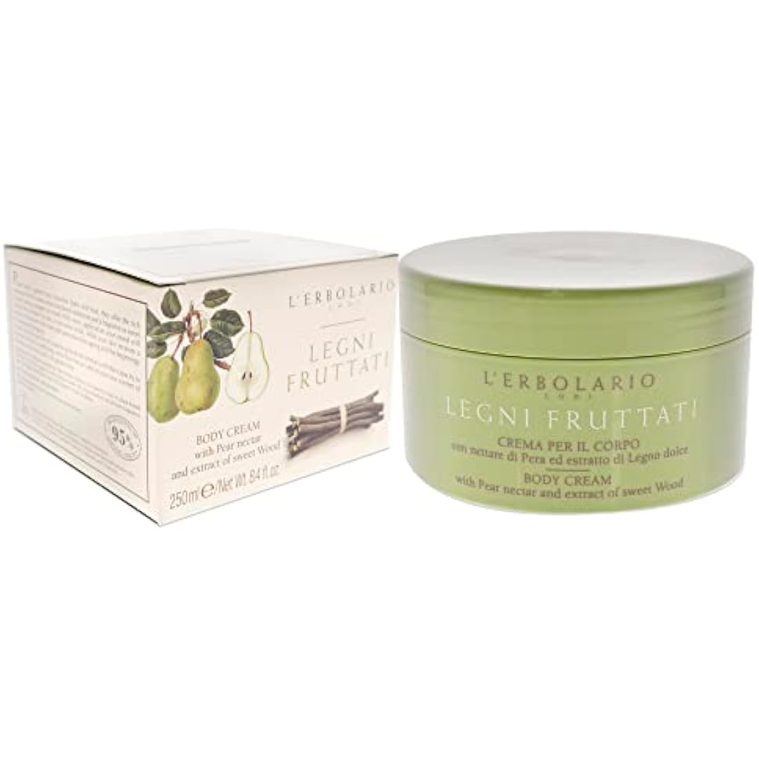 LErbolario Fruits and Woods Body Cream For Unisex 8.4 oz Body Cream