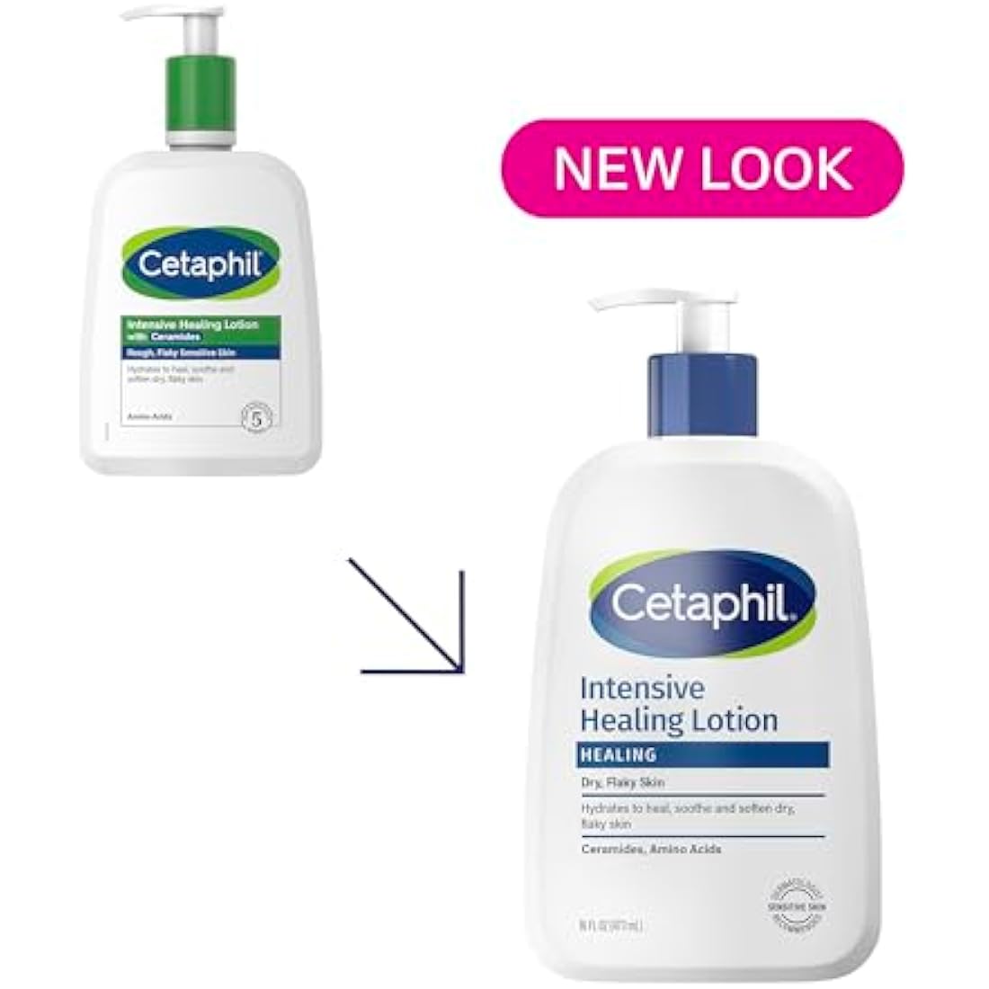 Cetaphil Ultra-Healing Lotion with Ceramides for Dry, Rough, Flaky Skin, 16 oz. Bottle