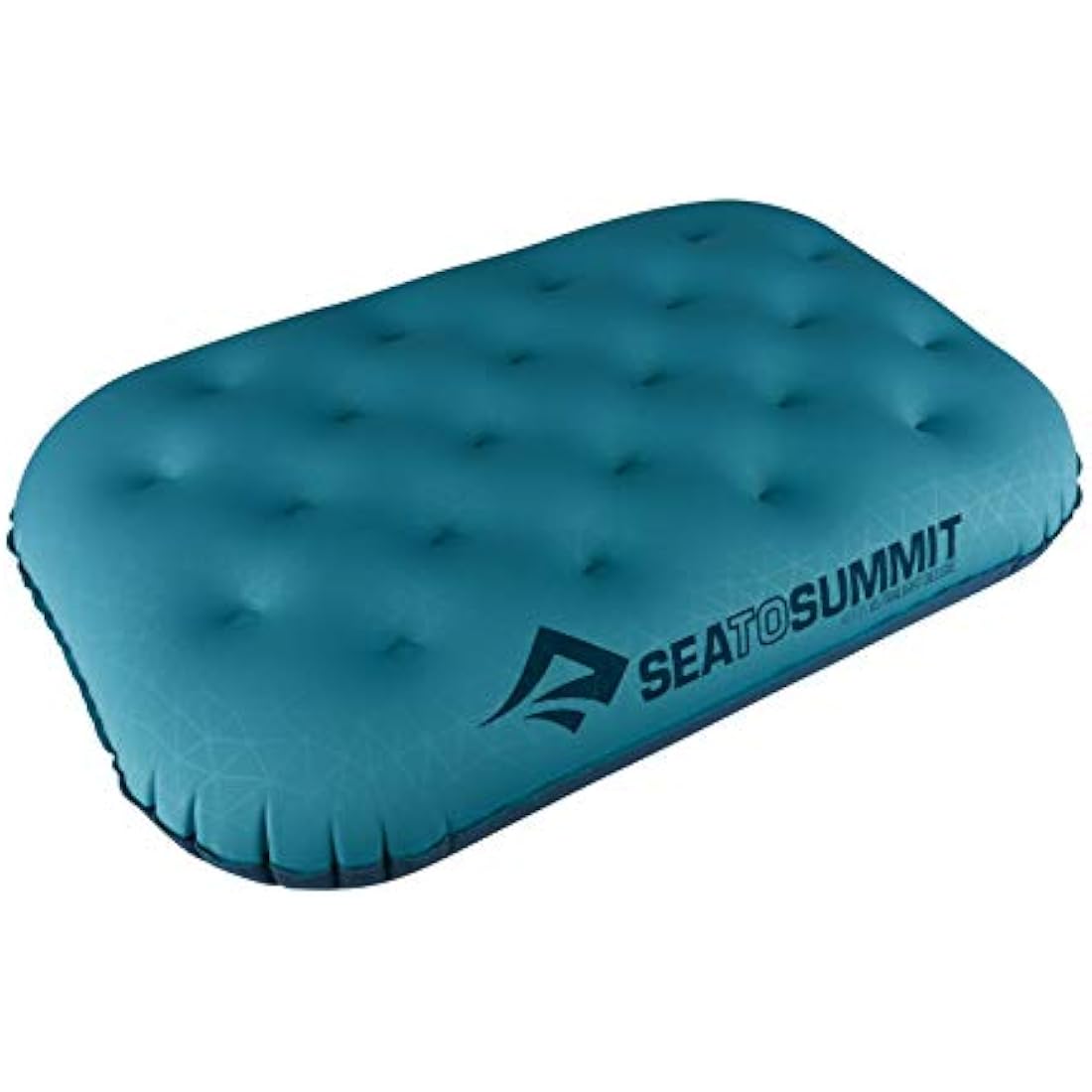 Sea to Summit - Aeros Ultralight Deluxe Pillow XL - Lightweight Inflatable Travel Pillow - Lock System - Ultra-Sil Zippered Pouch - For Camping & Bikepacking - 56 x 36 x 14cm - Aqua Blue - 130g