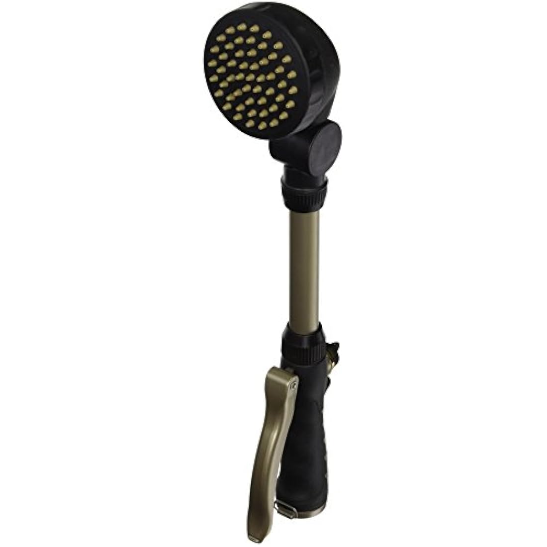 Orbit 56256 Hose-End Front Trigger Shower Wand, Black