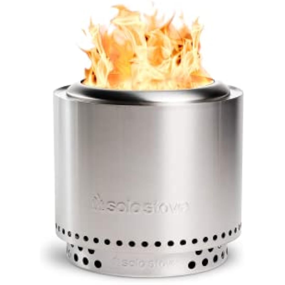 Solo Stove Ranger with Stand Portable Fire Pit Stainless Steel Portable Fire Pits for Wood Burning and Low Smoke Great Camping Stove for S'mores and Hot Dogs | 15x12.5 Inches Outdoor Fire Pits
