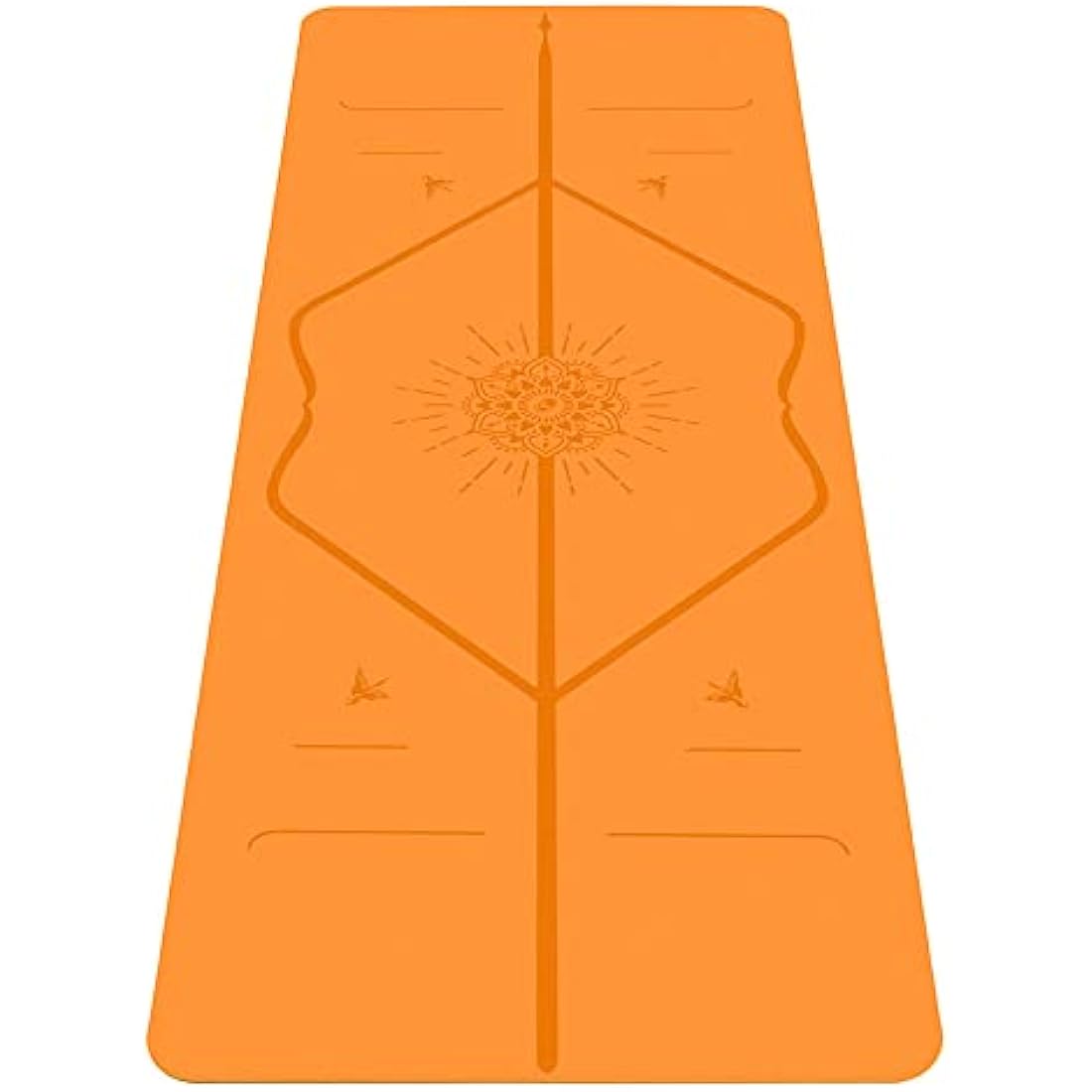 Liforme Special Yoga Mat - Patented Alignment System, Warrior-like Grip, Non-slip, Eco-friendly and Biodegradable, sweat-resistant, Long, Wide and Thick, 4.2mm thick mat for comfort