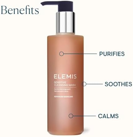 ELEMIS Dynamic Resurfacing, Sensitive & Superfood Facial Washes – Cleanse, Smooth & Nourish Skin with Targeted 200ml Skincare for All Skin Types