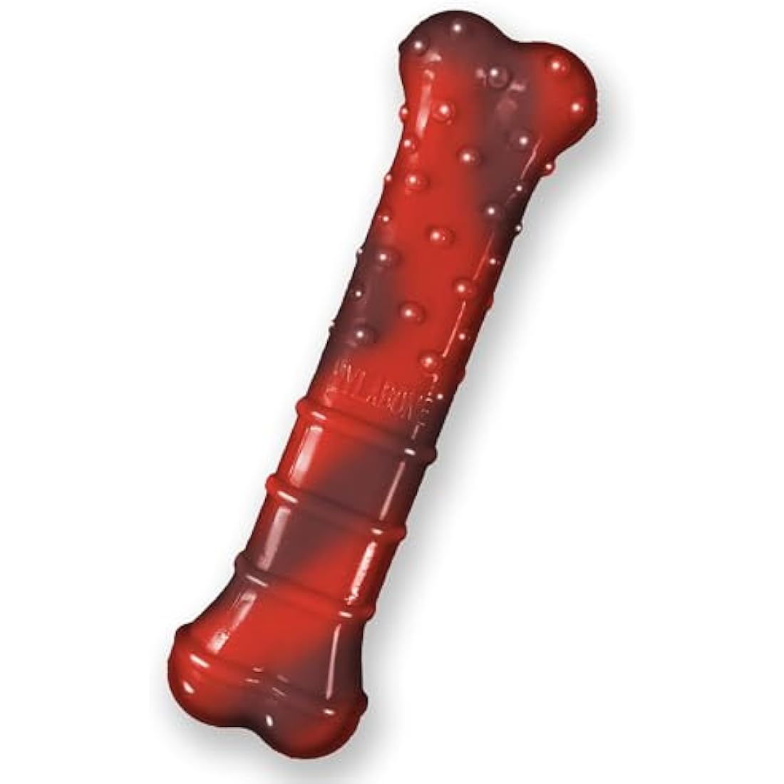 Nylabone Extreme Tough Dog Chew Toy Bone, Durable, Cleans Teeth, Beef Jerky Flavour, Medium, for Dogs Up to 16 kg