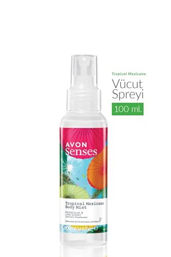 Avon Senses Body Mist 100ml (Tropical Mexicans Maracuja & Lime Scent)