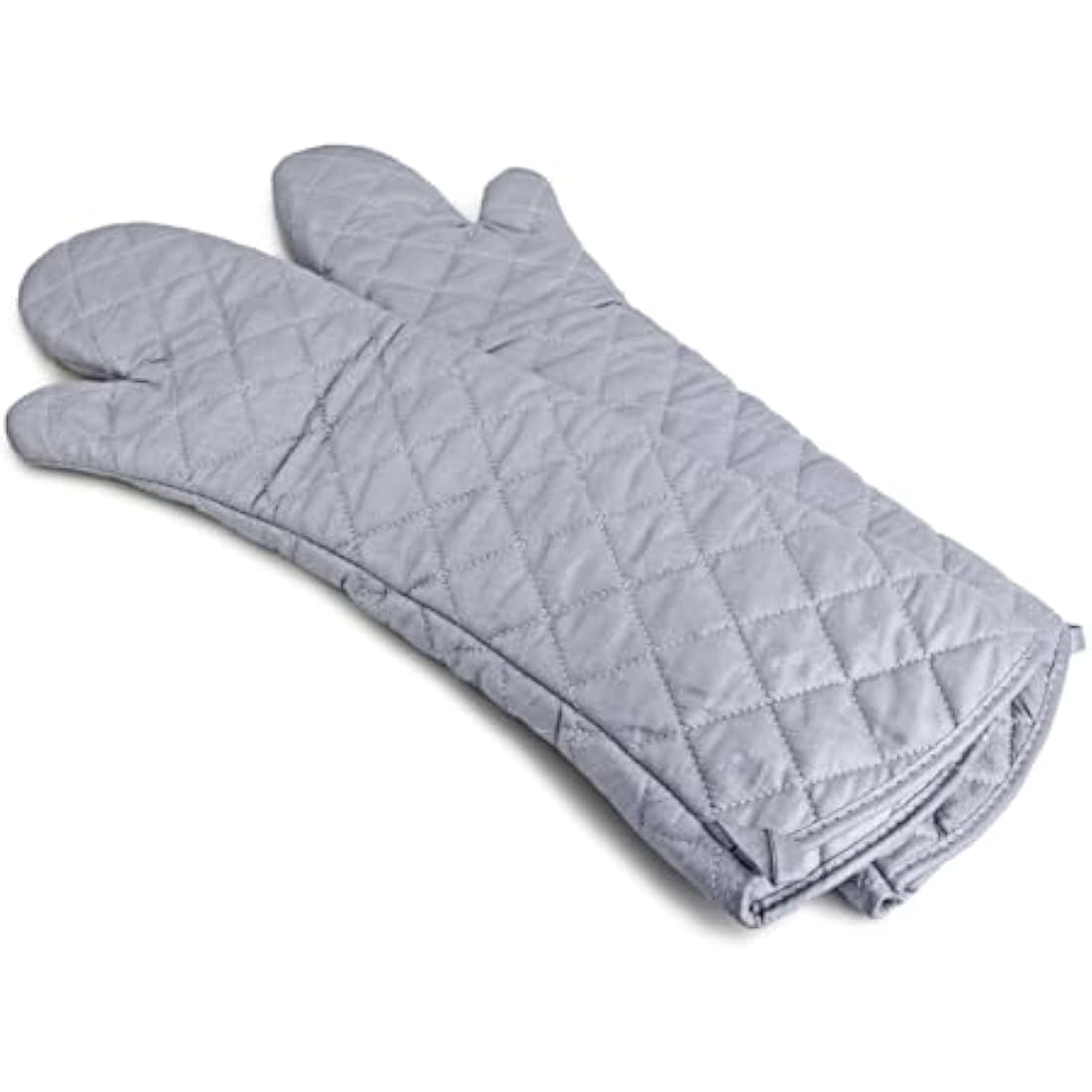 Linwnil New 1 Pair Heat Resistant Oven Gloves New Cotton Oven Mitts Kitchen Gloves High Temperature Cooking Tool BBQ Gloves (23Inch)
