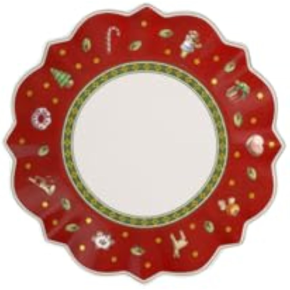 Villeroy & Boch Toy's Delight Bread and Butter Plate, Red, Round