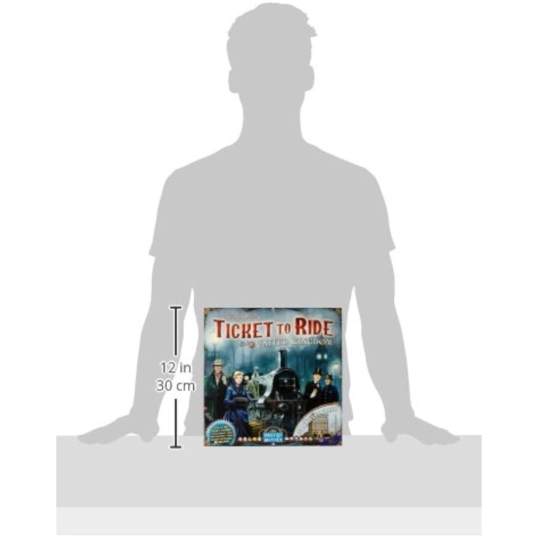 Days of Wonder | Ticket to Ride United Kingdom | Board Game Expansion Only | Ages 8+ | 2-5 Players | 30-60 Minute Playing time