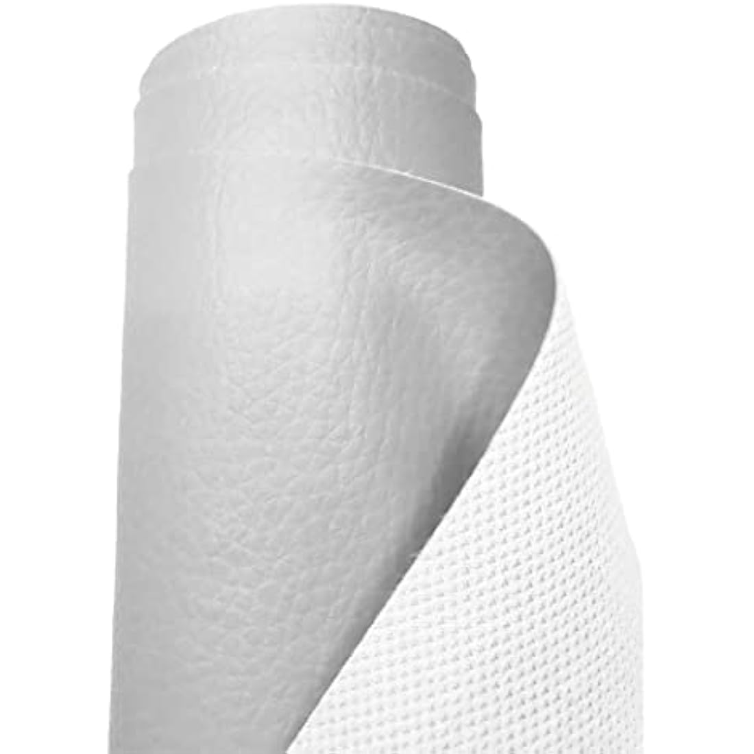 A-Express Grained Faux Leather Fabric Waterproof Heavy Duty Leatherette Vinyl Leathercloth Upholstery Textured Material - Light Slate 2 Metres 200cm x 140cm