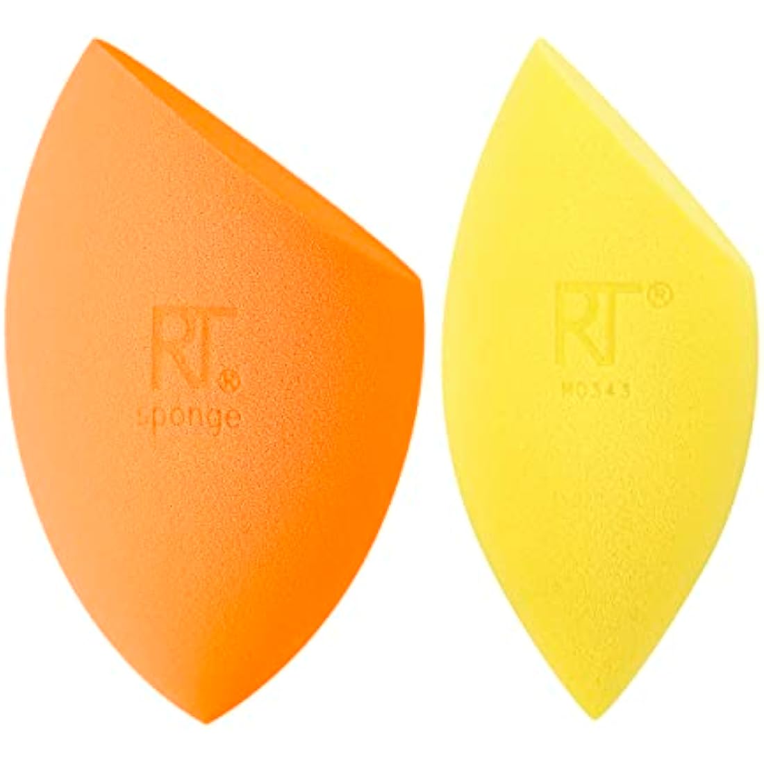 Real Techniques Miracle Complexion Sponge + Concealer Sponge Duo, Makeup Blending Sponges For Foundation & Concealer, Offers Light To Medium Coverage, Natural, Dewy Makeup, Latex-Free Foam 2 Count