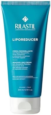 Rilastil Liporeducer Shaping Cream, Remodeled Action, Firming and Toning, Slimming Effect, Rich and Creamy Texture, Pack of 200 ml