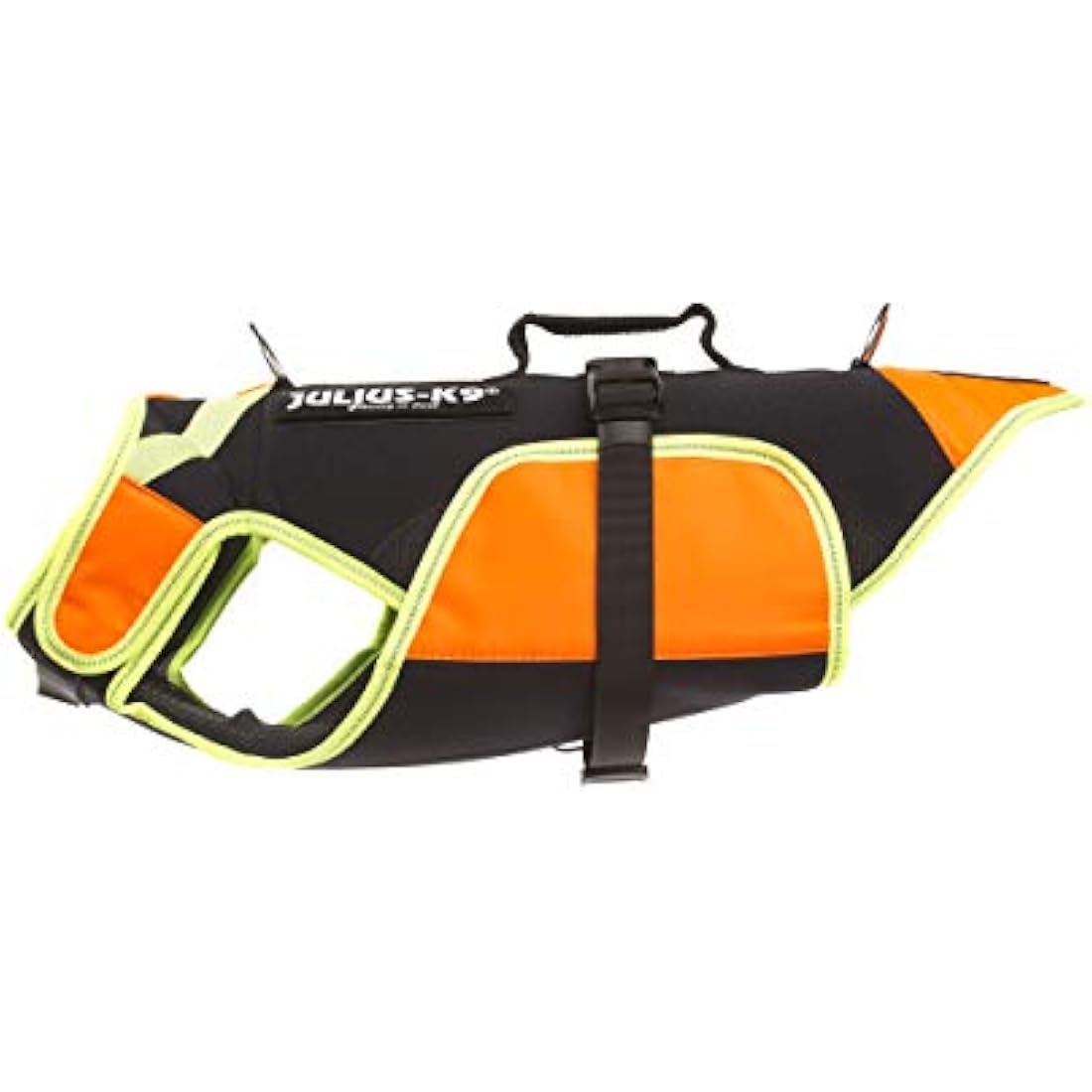 JULIUS-K9 IDC Multifunctional 3in1 Dog Vest, Size: M, Black and UV Orange