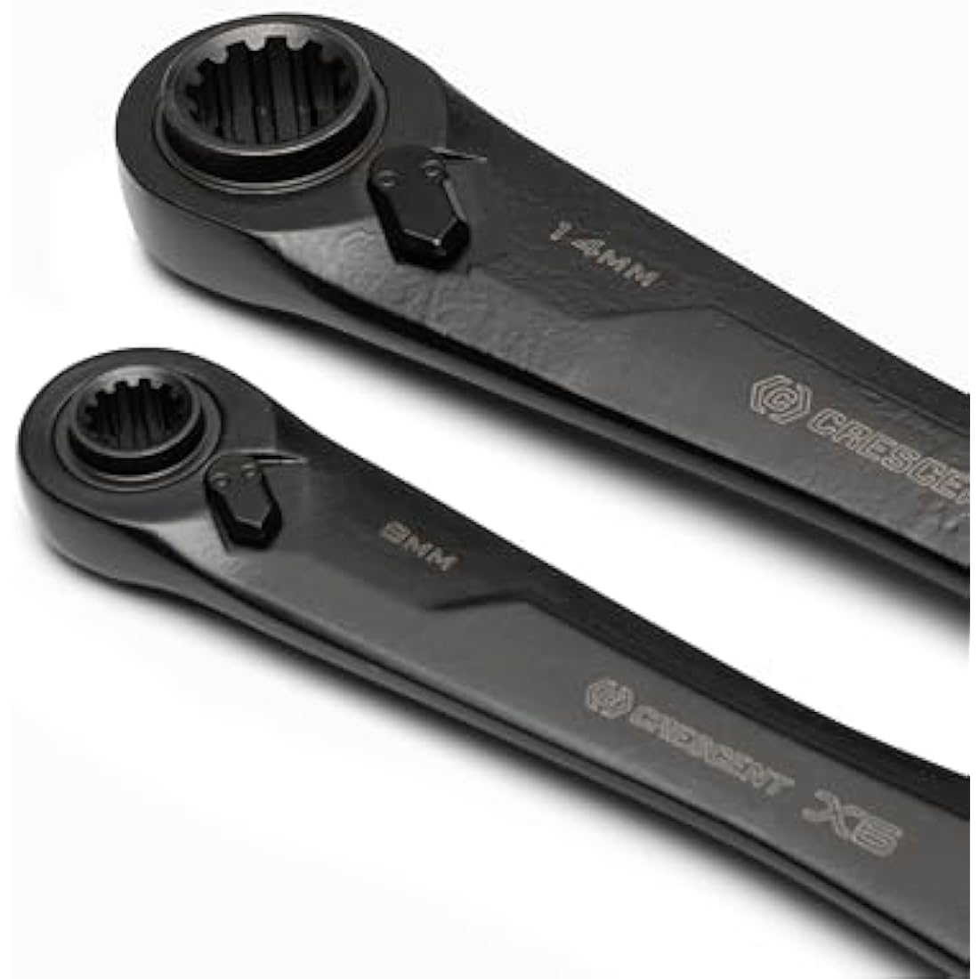 Crescent CX6DBM2 2 Piece X6 4-in-1 Double Box Ratcheting Wrench Set Metric, 8-19mm